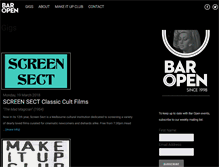 Tablet Screenshot of baropen.com.au